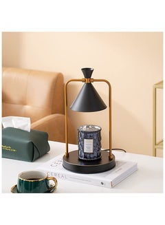 Buy Candle Warmer Lamp with Timer for Jar Candles, Electric Candle Warmer Light with 3 Brightness/Temperature Adjustment Mode, Wax Melter for Home Decoration,Black in UAE