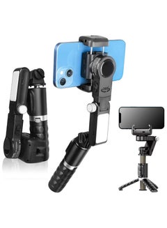 اشتري Gimbal Stabilizer Extendable Auto Balance Selfie Stick Tripod with Wireless Remote, 2-Axis Multifunction Remote 360°Automatic Rotation for Phone/Android في الامارات