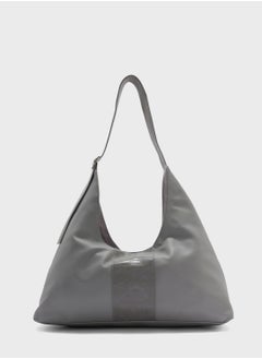 Buy Slouchy Croc Panel Tote Bag in UAE