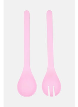 Buy Plant Deluxe Salad Server Set, Pink in UAE