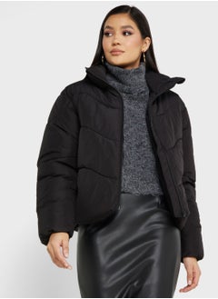 اشتري Zip Through Puffer Jacket في السعودية