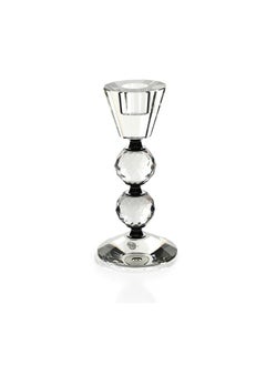 اشتري Thea Taper Candle Stand with 2 Balls Clear 17.5 cm في الامارات