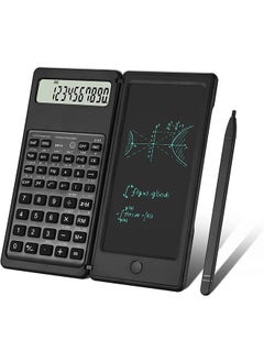 Buy 2024 Update Scientific Calculator,10-Digit LCD Display Engineering Calculator with Writing Tablet for High School and College. in UAE