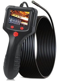 Buy Borescope Endoscope Inspection Camera,Handheld IP67 Waterproof Sewer Endoscope Camera - IPS HD Screen Borescope Portable Snake Camera with 5m Semi-Rigid Cord(2.4") in UAE