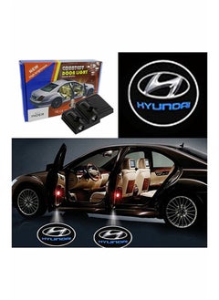 اشتري 2-Piece LED Car Door Hyundai Logo Projector Shadow Light Set في السعودية