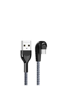 اشتري RC-177a GAMING  DATA CABLE Usb To Type.c  OUTPUT CURRENT 2.1A  180° Charging+transmission في مصر