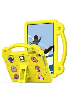 Buy Huawei Matepad SE 10.4 Inch case for, Heavy Duty EVA Foam Shockproof Cover Kids Proof Case with Stand (Yellow) in Saudi Arabia