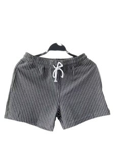 اشتري Summer Striped Shorts Casual Mens Trendy Grey في الامارات