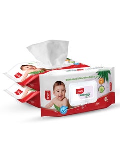 Buy Paraben Free wipes for baby skin with Aloe Vera Fragrance Free pH Balanced Dermatologically Safe Baby Wipes Rich in Vitamin E & chamomile extract 72 Wipes Pack With Lid Pack 3 packs in UAE