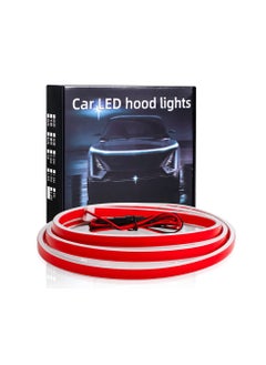 Buy 79 Inches Car Hood Light Strip, Dynamic Car LED Strip Light,Exterior Flexible Daytime Running Light Strip For Car,Truck,SUV (White Light) in Saudi Arabia