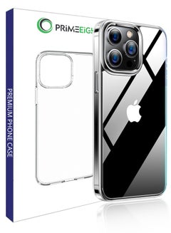 Buy Transparent Crystal Clear iPhone 15 Pro Case 6.1 inch Shockproof Curved Edges apple iphone 15 pro case HD Clear Anti Scratch in Saudi Arabia