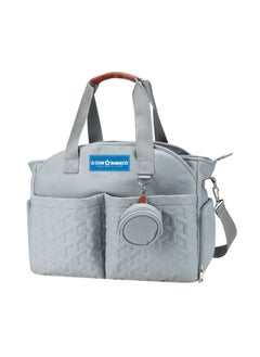 Buy Diaper Portable Bag With Pacifier Bag Large Capacity Blue in UAE