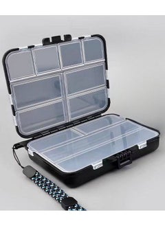 اشتري Portable Double-layer Multifunctional Fishing Tackle Box, Lure Accessories Box, Fish Hook Pin Sequin Storage Box في السعودية