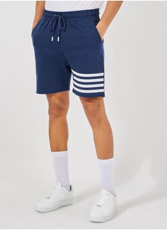 Buy Striped Regular Fit Shorts in Saudi Arabia