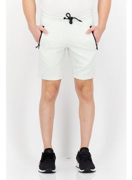 Buy Men Solid Basic Short, Grey in UAE