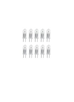 Buy Osram Capsule Lamp Halogen Bulb 12V 20W Warm White Bi Pin G4 for Accent Lights, Under Cabinet Puck Lamp, Chandeliers, Track Lighting Pack of 10, Yellow, 10PCS12V20W in UAE