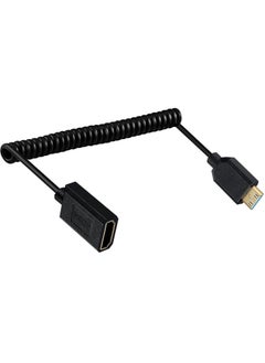 Buy Coiled 8K Mini Hdmi To Hdmi Cable 2.1 Version Gold Plated Hdmi To Mini Hdmi Female To Male Cable Cord 8K 60Hz 4K 120Hz Earc Hdr10 Compatible With Ps5 Tv Switch Roku F M 1.2M in Saudi Arabia