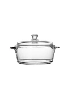 اشتري B 607 Tempered Glass Casserole with Lid في الامارات