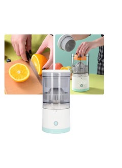 Buy Electric Mini Citrus Juicer Hands-Free Portable USB Charging Powerful Cordless Fruit Juicer Multifunctional One Button Easy Press Lemon Orange Squeezer Machine For Kitchen in UAE