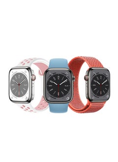 اشتري 3pcs Watchband Replacement for Apple Watch 49/45/44/42mm Series 8/7/6/5/4/SE في الامارات