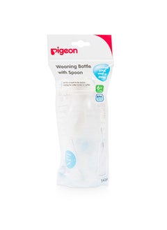 Buy Weaning Bottle With Spoon 240Ml in UAE