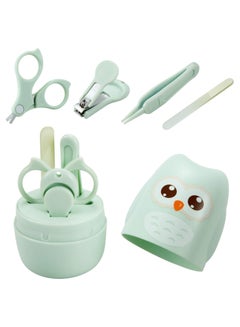 Buy PandaEar Baby Nail Manicure Pedicure Grooming Care Kit (4 Pack)| Clippers Scissors File Tweezers | Newborn Infant Toddler Kids|1 Months Plus in UAE