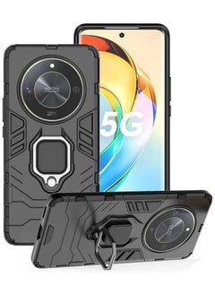 Buy Honor X9b/X50 5G Case Cover, Heavy Duty Dual Layer Shockproof Protective Cover with Magnetic Ring Kickstand,Honor X9B/X50 5G - Black in Saudi Arabia