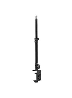 Buy Multifunctional Universal Aluminum Alloy C Clamp + Adjustable Tripod Extension Rod with 1/4 Inch Screw Adjustable Length Angles 28-46cm for Camera Photography in UAE