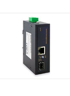 Buy RP-IMC811FP: 10/100/1000Base-TX to 100/1000Base-X SFP Industrial PoE+ Media Converter in Egypt