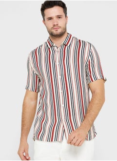 Buy Striped Regular Fit Shirt in UAE