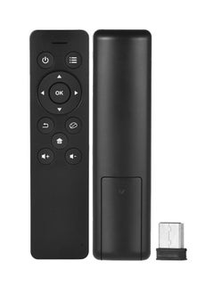 اشتري Wireless Remote Control With Voice Control For Android Tv Box Black في الامارات