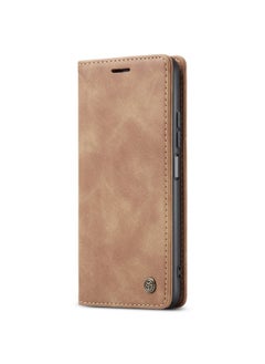 Buy CaseMe Xiaomi Mi 11/11T Pro Case Wallet, for Xiaomi Mi 11/11T Pro Wallet Case Book Folding Flip Folio Case with Magnetic Kickstand Card Slots Protective Cover - Brown in Egypt