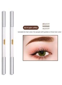 Buy Waterproof Eyebrow Pencil With Spiral Brush, Sweat-Resistant Long-Lasting Makeup Tool, Natural 3D Eyebrow Shape, Easy For Beginners DARK GRAY BROWN in UAE