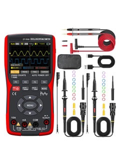 اشتري 3in1 Digital Multimeter Tester, Multi Tester, Smart Measurement, Auto-Ranging Voltmeter, LCD Display, Tester with Dual-Channel Oscilloscope, Voltage, Current, Resistance, Continuity, Diode في الامارات