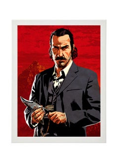اشتري Dutch Van Der Linde Red Dead Redemption 2 Wall Art Poster Frame في مصر