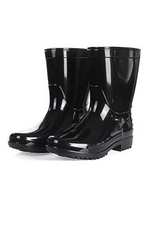 اشتري Safety Waterproof Gum Boots – Protective Anti-Skid Wear Resistant Industrial Shoes for Construction Site, Gardening etc في الامارات