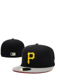 Buy NEW York fashion Embroidered Fitted Baseball Team Cap with Closed Back for Sun Protection63.5cm in Saudi Arabia