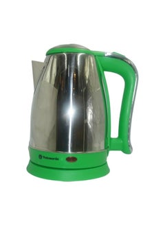 Buy MEBASHI Electric Kettle | 1.8L Green-Steel Kettle with 360° Turnable Base,(1500-2200W) Auto Shut-Off & Boil-Dry Protection (TS-KT1004) in UAE