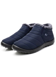 اشتري Men Ankle Boots Slip On Flat Casual Footwear Blue في الامارات