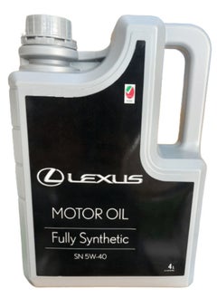 Buy LEXUS GENUINE MOTOR OIL SN 5W40 4LTR in UAE