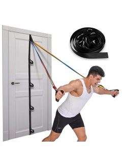 اشتري Goodern Door Anchor Strap for Resistance Bands,Workout Resistance Band Door Anchor Portable Easy Assemble Secure Multi Point Anchor Gym for Home Fitness Heavy Duty Door Anchor(Bands Not Included) في الامارات