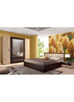 Buy Brown Master Bedroom 4 pieces - MZBDR005 in Egypt