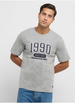 Buy Jprbludouglas Logo Print  Crew Neck T-Shirt in UAE