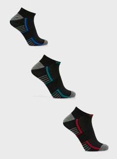 Buy Men'S 3 pairs Sports Trainer Socks in UAE