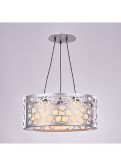 Buy Silver Circle Modern Chandelier 3 Lamps-Wcs450 in Egypt