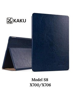 Buy Protective Flip Case Cover For Samsung Galaxy Tab S8 X700/X706 Size 11 inch Blue in UAE