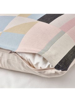 Buy Cushion cover, light beige/multicolour, 50x50 cm in Saudi Arabia