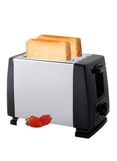 اشتري Automatic Bread Toaster, Fast Heating 2 Slices Extra Wide Slots Bread Maker with 6 Temperature Settings, Stainless Steel Baking Breakfast Machine في السعودية