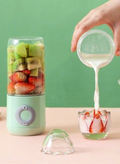 Buy 500ml Mini Portable Juicer Blender Portable USB Rechargeable Home Food Processor Smoothie Maker Mixer Juicer Machine Food Processor Cup in Saudi Arabia