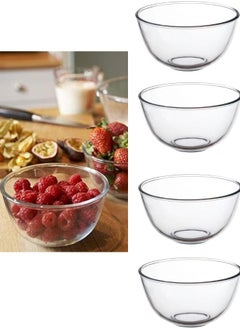 Buy 4 Pieces Glass Bowl, Size 12 in Egypt